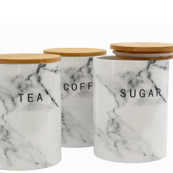 3pc Ceramic Canisters