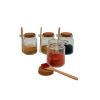 250mls 4pc Glass Jars