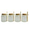 250mls 4pc Glass Jars