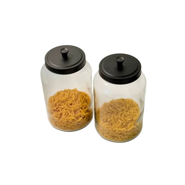 3.9L Black Lid Canister