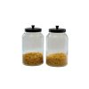 3.9L Black Lid Canister