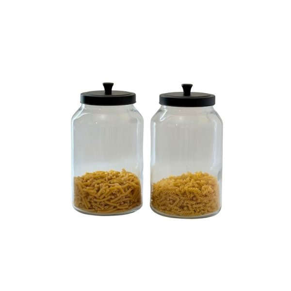 3.9L Black Lid Canister
