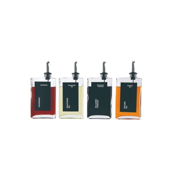 4pc 500ml Oil Glass Dispenser Bottles