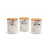 3pc Ceramic Canisters