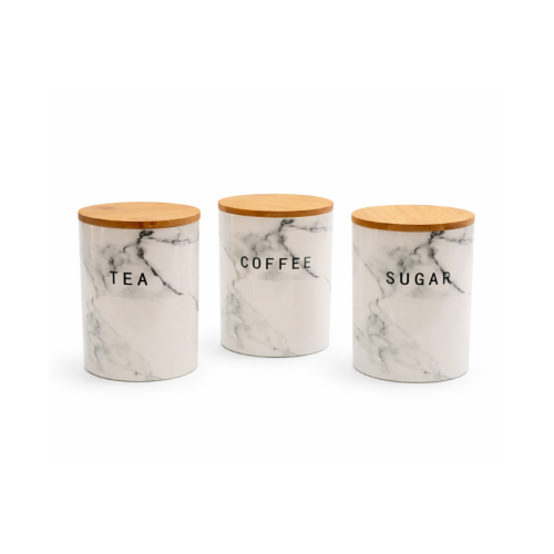 3pc Ceramic Canisters