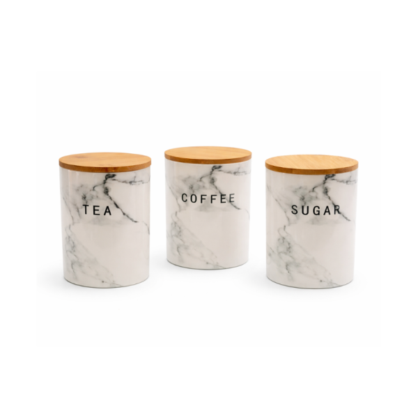 3pc Ceramic Canisters