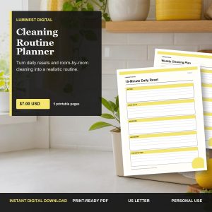 Cleaning Routine Planner